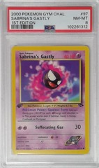 V1727: 2000: Sabrina's Gastly: 97/132: 1ST Edition: Gym Challenge: PSA: 8: NM-MT: 10221312
